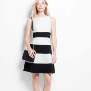 Ann Taylor Petite City Stripe Dress